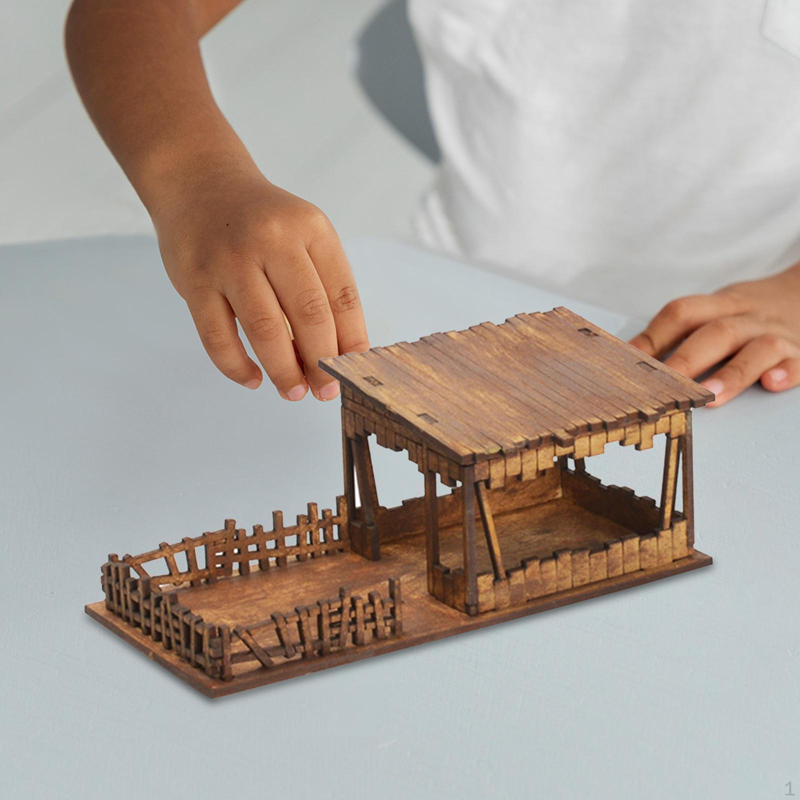 1/72 Модель здания Дом, Деревянные наборы Дом DIY Проекты Аксессуар H
1/72 Модель здания Дом, Деревянные наборы Дом DIY Проекты Аксессуар H