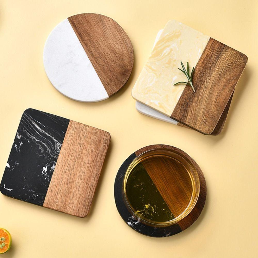 Marble Wood Stitching Coffee Placemat Cup Mat Tea Cup Pad Easy to Clean Marble Cup Coaster Home
Marble Wood Stitching Coffee Placemat Cup Mat Tea Cup Pad Easy to Clean Marble Cup Coaster Home