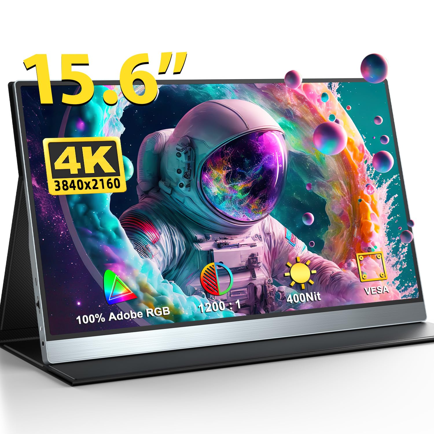 Mobile Monitor EVICIV 15.6 inch 4K Mobile Display Game Monitor 3840x2160P Game Monitor 100% AdobeRGB Wide Color Gamut for Switch Portable Monitor
Mobile Monitor EVICIV 15.6 inch 4K Mobile Display Game Monitor 3840x2160P Game Monitor 100% AdobeRGB Wide Color Gamut for Switch Portable Monitor