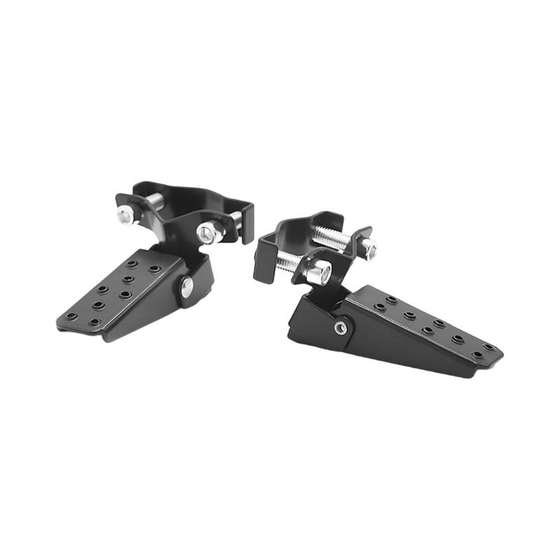 Universal Tube Mount Foldable Foot Pegs Foot Pedals For Motorcycle With Retro Style And Antislip Surfaces чорний
Universal Tube Mount Foldable Foot Pegs Foot Pedals For Motorcycle With Retro Style And Antislip Surfaces чорний