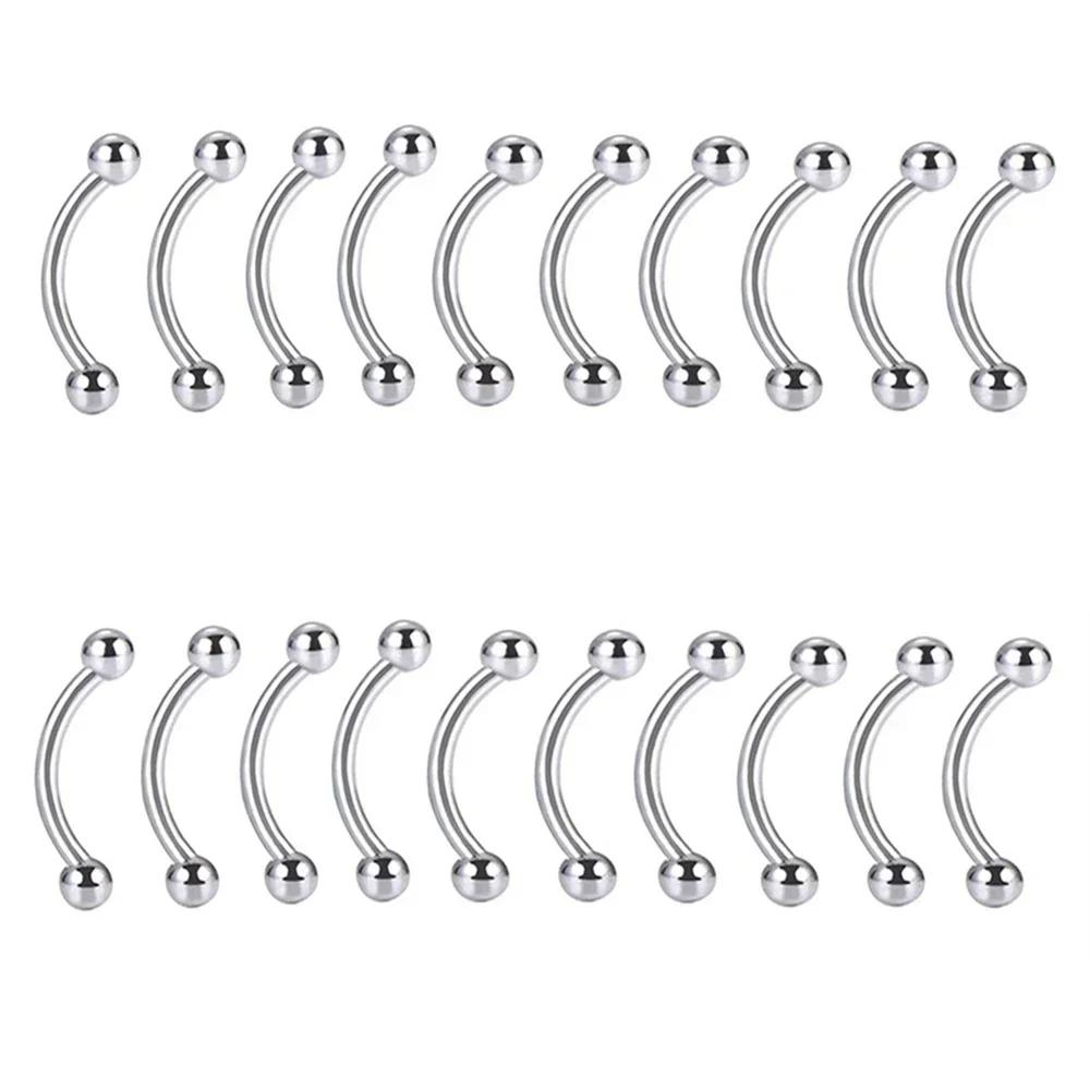 Bulk Multi Size 16G 1.2mm Steel Curved Barbell Eyebrow Piercing 6-14mm Bar 3mm Ball Ear Piercing 5pc 16g 1.2x14x3mm&Face&Eyebrow Jewelry&Body
Bulk Multi Size 16G 1.2mm Steel Curved Barbell Eyebrow Piercing 6-14mm Bar 3mm Ball Ear Piercing 5pc 16g 1.2x14x3mm&Face&Eyebrow Jewelry&Body