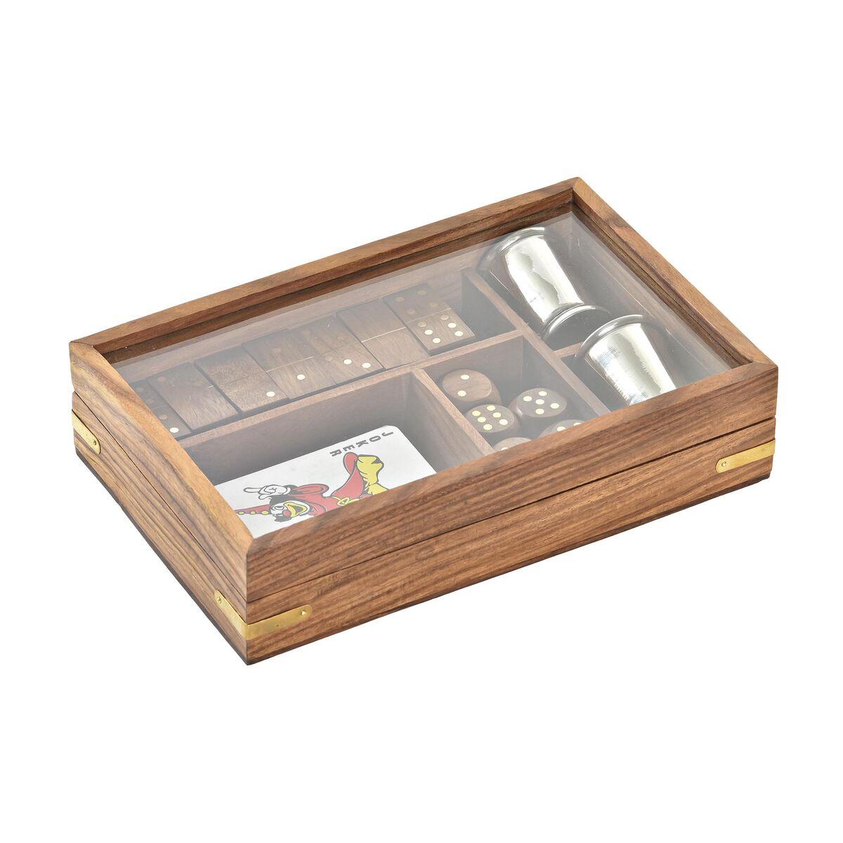 Набор из 5 настольных игр DKD Home Decor Домино Игральные карты Игральные кости 22 x 14 x 5 см TU прозрачный
Набор из 5 настольных игр DKD Home Decor Домино Игральные карты Игральные кости 22 x 14 x 5 см TU прозрачный