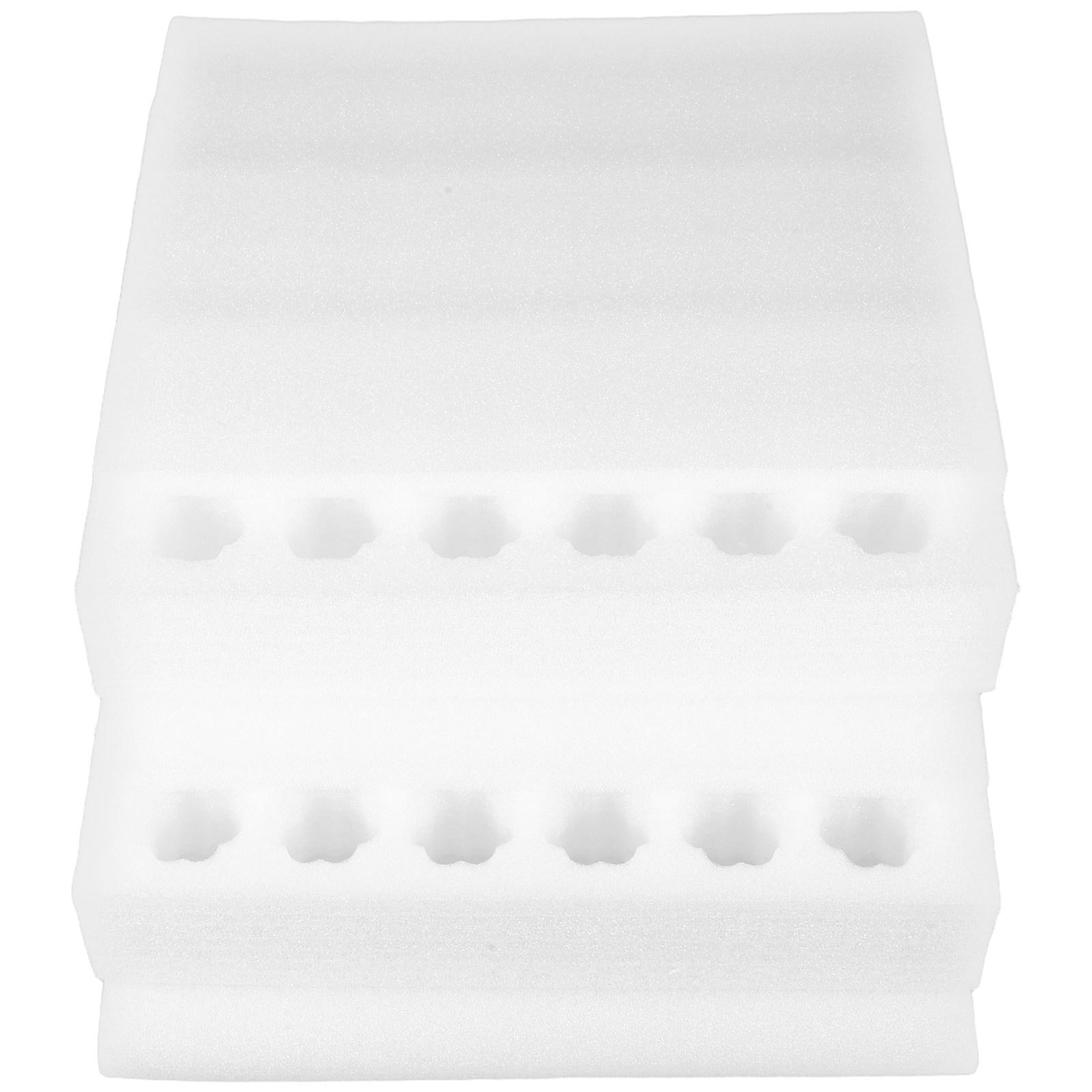 1Set Pearl Cotton Egg Cartons Thickened White Shockproof Foam Egg Carrier Tray for Chicken Duck Eggs Storage Transport Farm 24.5X21X7.5CM
1Set Pearl Cotton Egg Cartons Thickened White Shockproof Foam Egg Carrier Tray for Chicken Duck Eggs Storage Transport Farm 24.5X21X7.5CM