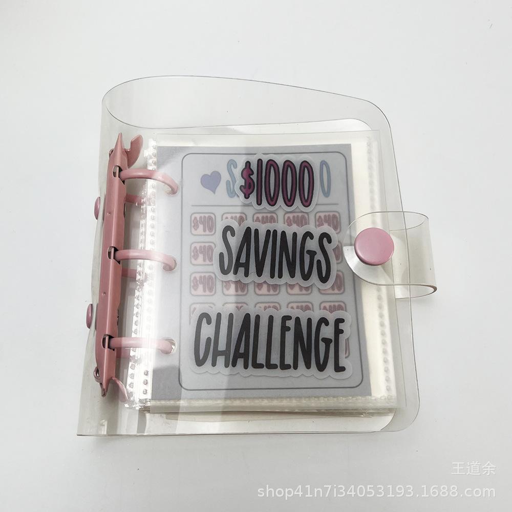 Creative 1,000 Savings Challenge Binder with Envelope Durable Glossy PVC, Christmas Gift Money Saving Challenge рожевий
Creative 1,000 Savings Challenge Binder with Envelope Durable Glossy PVC, Christmas Gift Money Saving Challenge рожевий