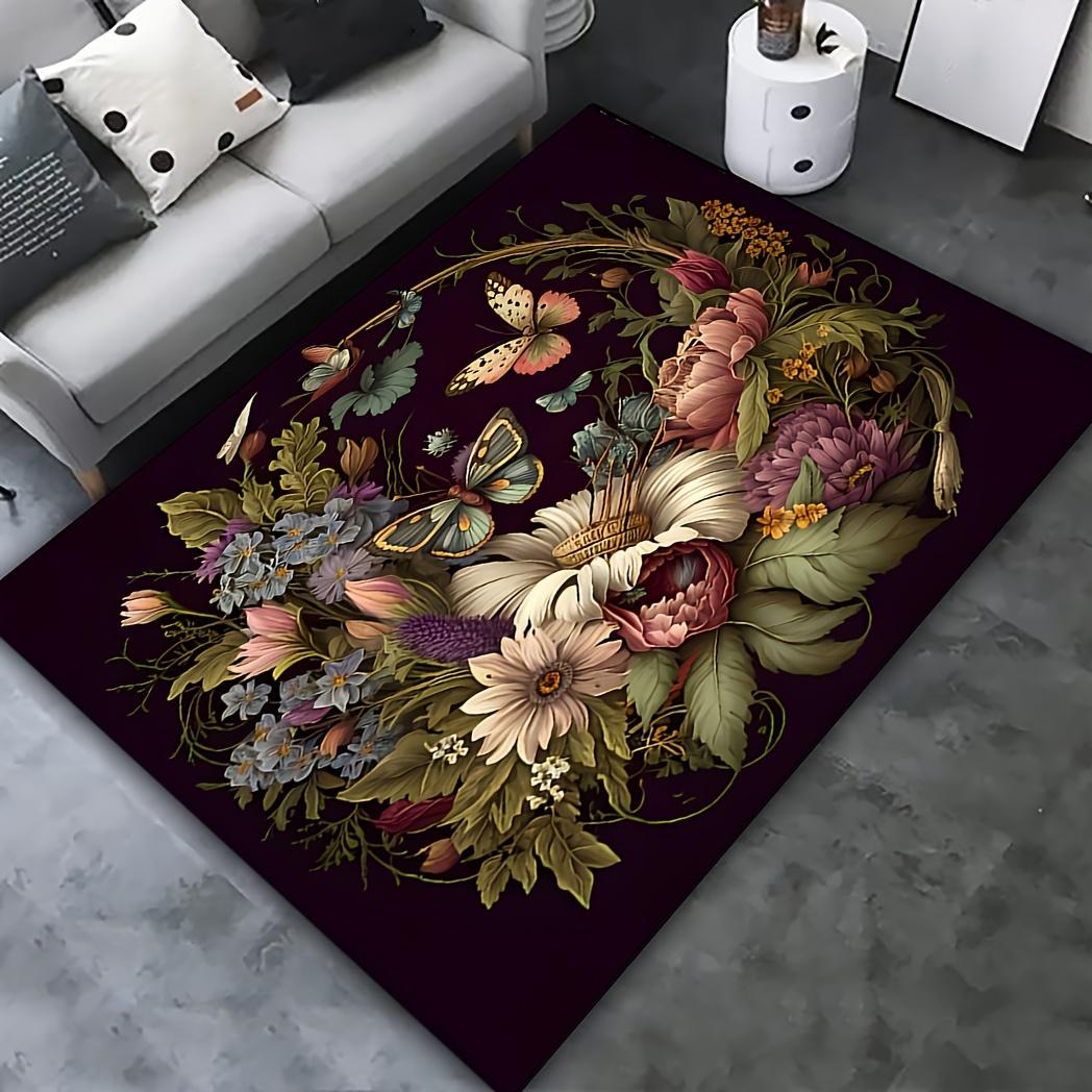Butterfly Floral Rug – Non-Slip Polyester Mat for Living Room, Bedroom, Kitchen or Entryway Indoor/Outdoor Decor 40x60cm
Butterfly Floral Rug – Non-Slip Polyester Mat for Living Room, Bedroom, Kitchen or Entryway Indoor/Outdoor Decor 40x60cm