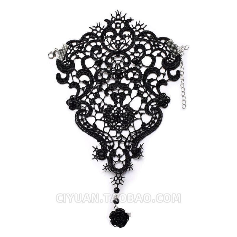 Lolita Lolita Saibo Punk Black Gothic Lace Middle Finger Ring Gloves Wristband Wrist Accessories Cool Ornament Black
Lolita Lolita Saibo Punk Black Gothic Lace Middle Finger Ring Gloves Wristband Wrist Accessories Cool Ornament Black