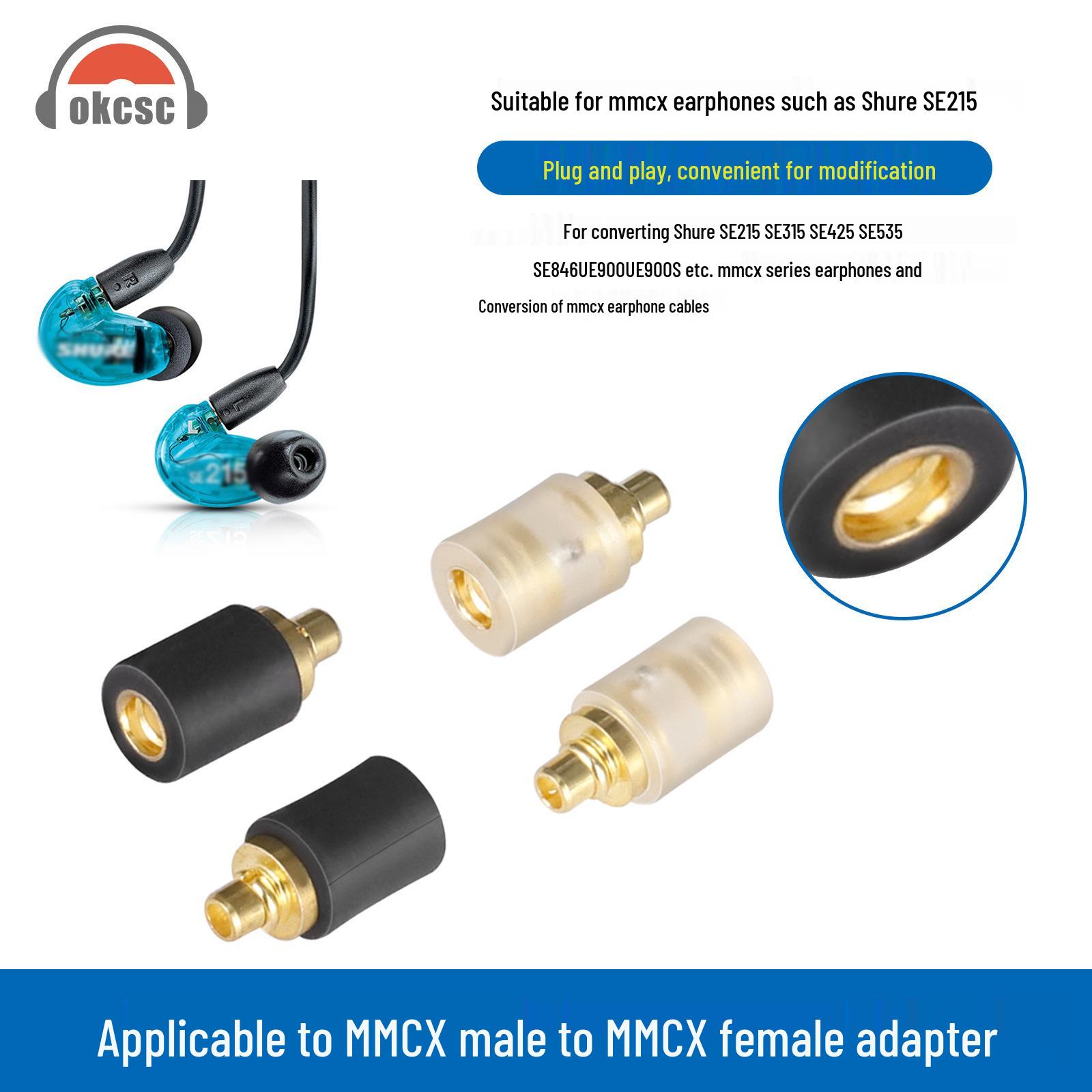 MMCX Male to Female Adapter for SE215/SE315/SE535 Headphones
MMCX Male to Female Adapter for SE215/SE315/SE535 Headphones