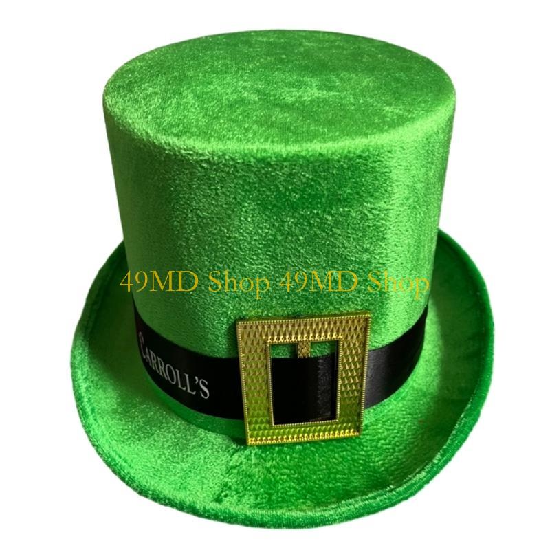 49MD StPatrick Day Decorative Hat Velvets Tall Hat Festival Party Green Flat Top Cap
49MD StPatrick Day Decorative Hat Velvets Tall Hat Festival Party Green Flat Top Cap