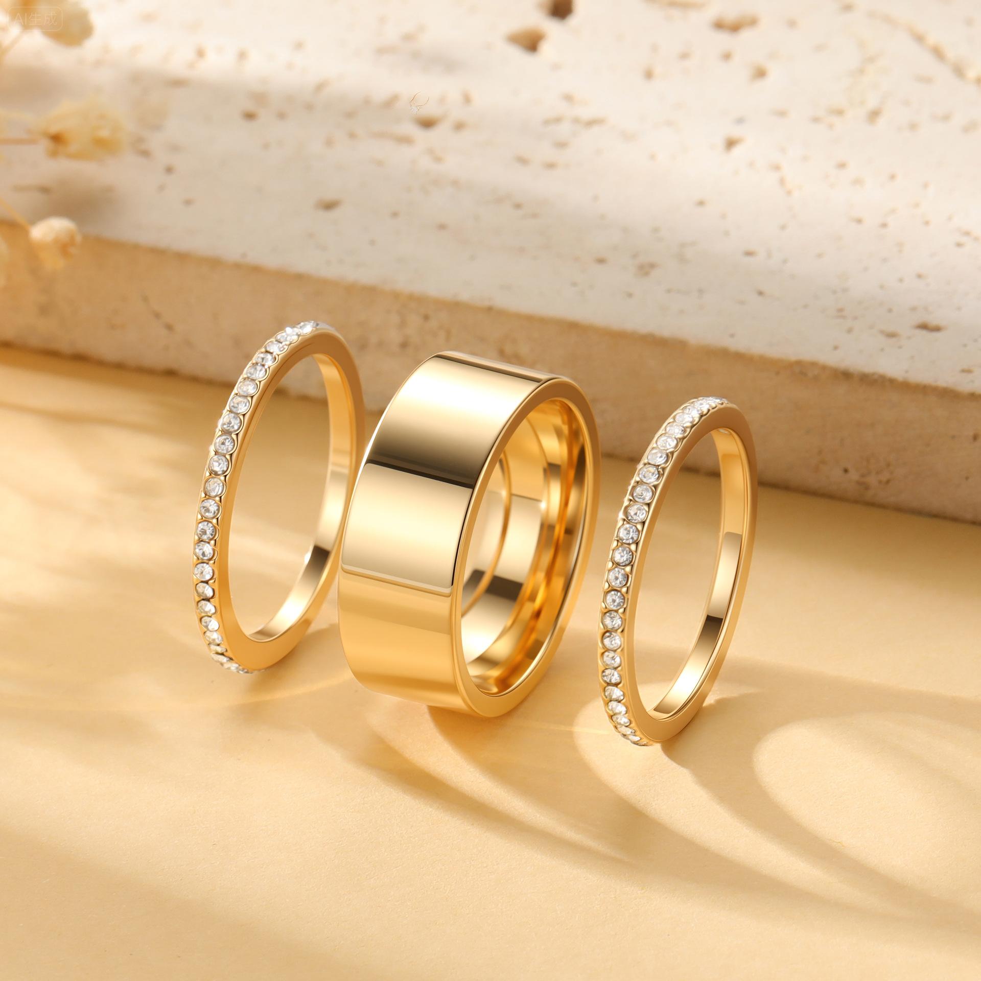 Niche multi-layered diamond-encrusted rings One size fits all
Niche multi-layered diamond-encrusted rings One size fits all