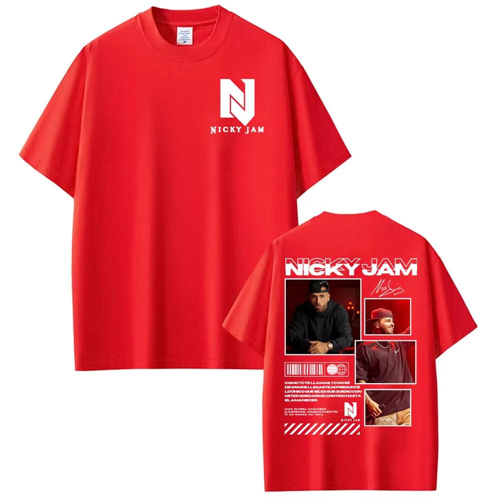 Rapper Nicky Jam Album Tour Graphic T Shirts Unisexs Women Clothing Fashion Hip Hop Street T Shirt Comfort Short Sleeve Tshirts S
Rapper Nicky Jam Album Tour Graphic T Shirts Unisexs Women Clothing Fashion Hip Hop Street T Shirt Comfort Short Sleeve Tshirts S