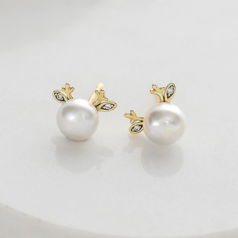 Серьги из серебра 925 пробы Banyan Tree Лось и Кролик с жемчугом - Милый, Нежный, Простой дизайн ES2017 золотой
Серьги из серебра 925 пробы Banyan Tree Лось и Кролик с жемчугом - Милый, Нежный, Простой дизайн ES2017 золотой