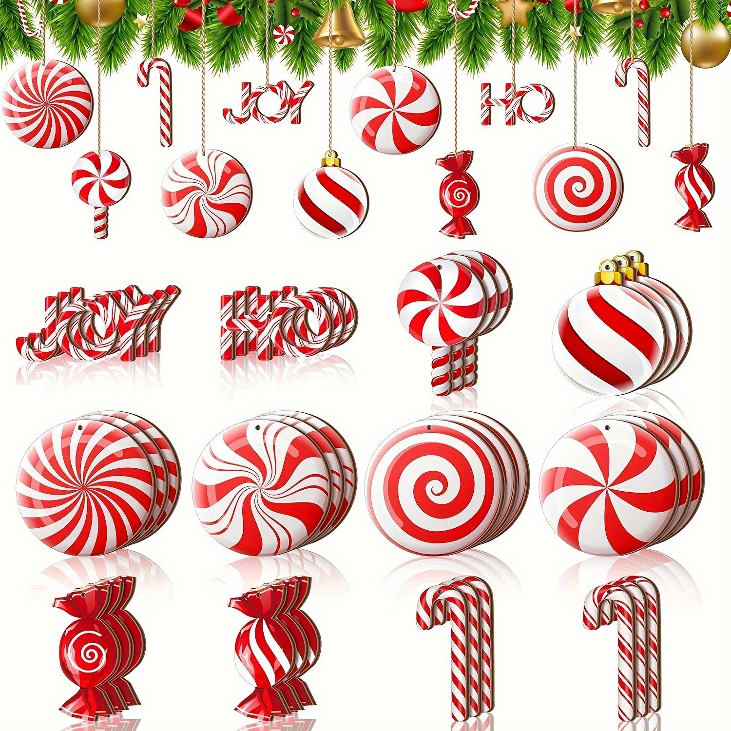 24Pcs Wooden Candy Cane Ornaments - Ideal for Christmas Tree, Holiday Home & Party Decor 24pcs
24Pcs Wooden Candy Cane Ornaments - Ideal for Christmas Tree, Holiday Home & Party Decor 24pcs