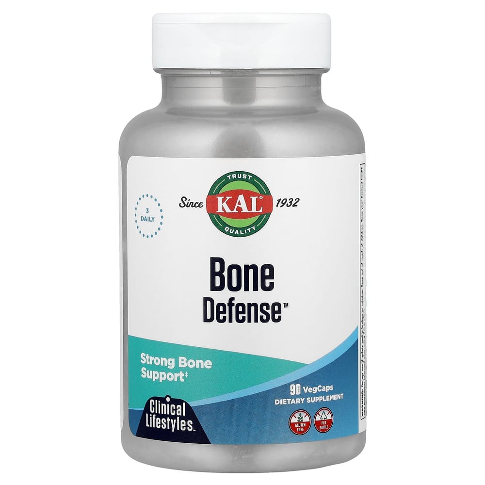 KAL Bone Defense Veggie Capsules, 90 Count
KAL Bone Defense Veggie Capsules, 90 Count