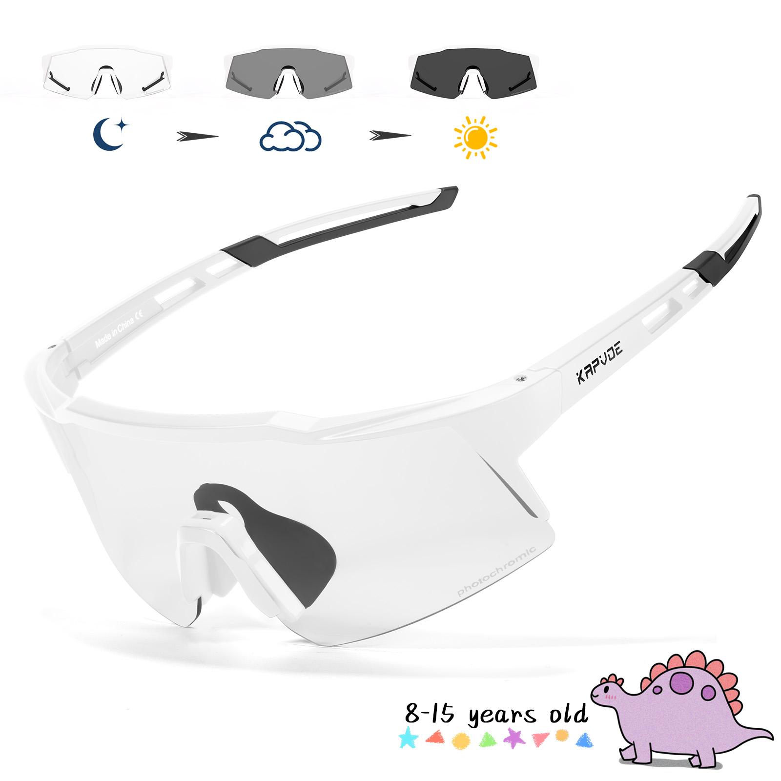 Kapvoe Child Photochromic Sunglasses Sports Glasses Cycling Kids UV400 Boys Bike Skating for Girls Outdoor Bicycle Protectionon Photochromic 1lens
Kapvoe Child Photochromic Sunglasses Sports Glasses Cycling Kids UV400 Boys Bike Skating for Girls Outdoor Bicycle Protectionon Photochromic 1lens