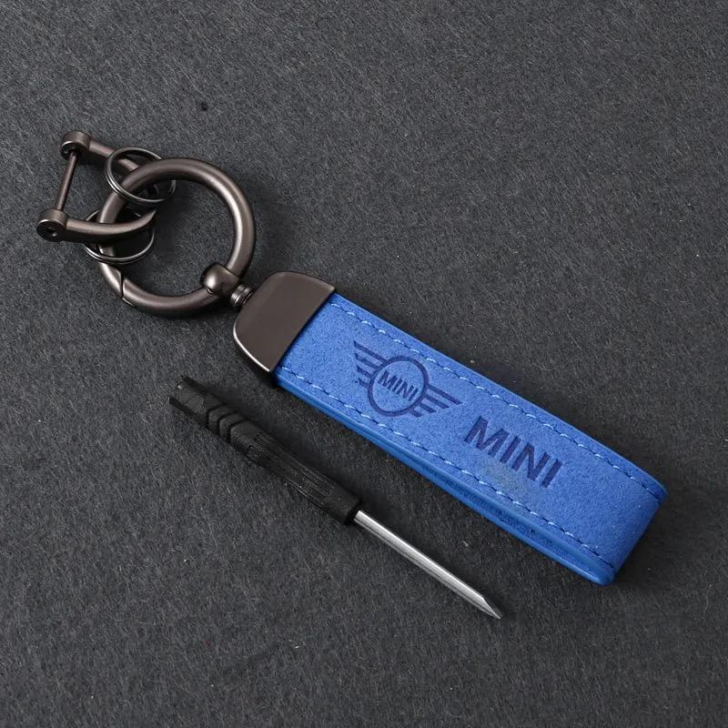 Leather Keychain With Car Logo Keyring Accessories for Mini Cooper JCW R50 R52 R53 R55 R56 F54 F55 F56 F60 CLUBMAN COUNTRYMAN
Leather Keychain With Car Logo Keyring Accessories for Mini Cooper JCW R50 R52 R53 R55 R56 F54 F55 F56 F60 CLUBMAN COUNTRYMAN