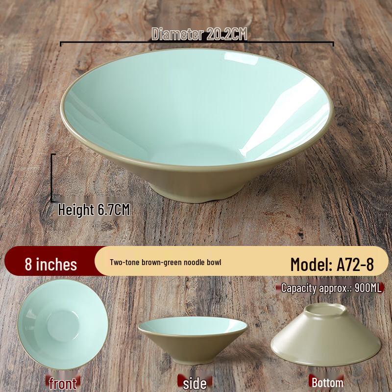 Zhebu Commercial Melamine Douli Noodle Bowl
Zhebu Commercial Melamine Douli Noodle Bowl