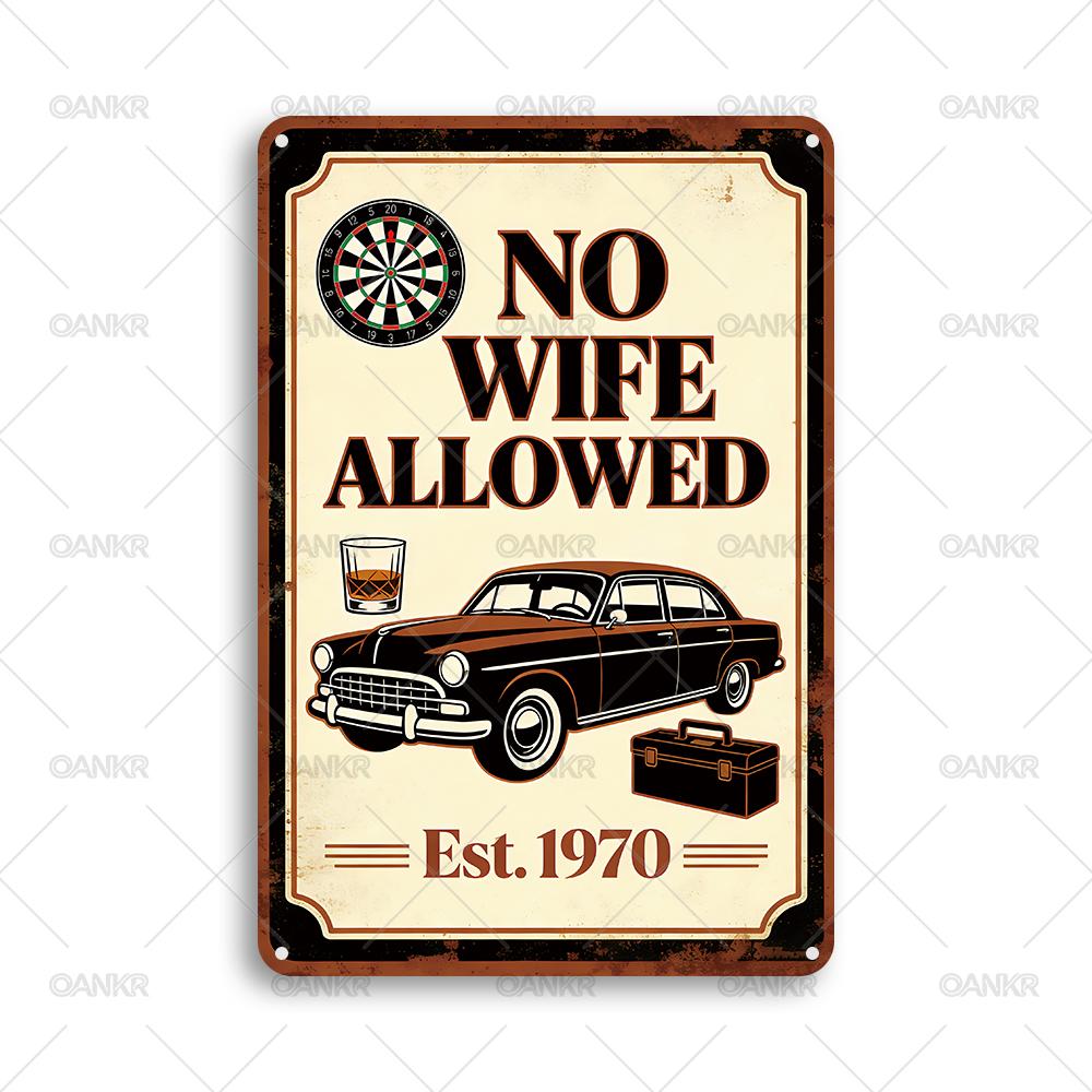 Vintage No Wife Allowed Est Metal Tin Sign Car Poster Metal Signs for Man Cave Garage Farm Garden Home Wall Decor Plaque 20x30cm(7.8x11.8inch)
Vintage No Wife Allowed Est Metal Tin Sign Car Poster Metal Signs for Man Cave Garage Farm Garden Home Wall Decor Plaque 20x30cm(7.8x11.8inch)