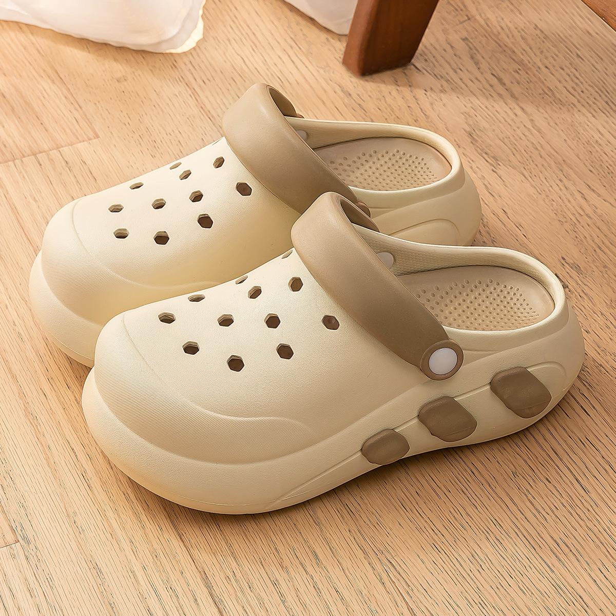 Lidani heightening hole shoes for women 2025 new non-slip beach thick-soled bag head cool slippers for women s summer wear 40
Lidani heightening hole shoes for women 2025 new non-slip beach thick-soled bag head cool slippers for women s summer wear 40