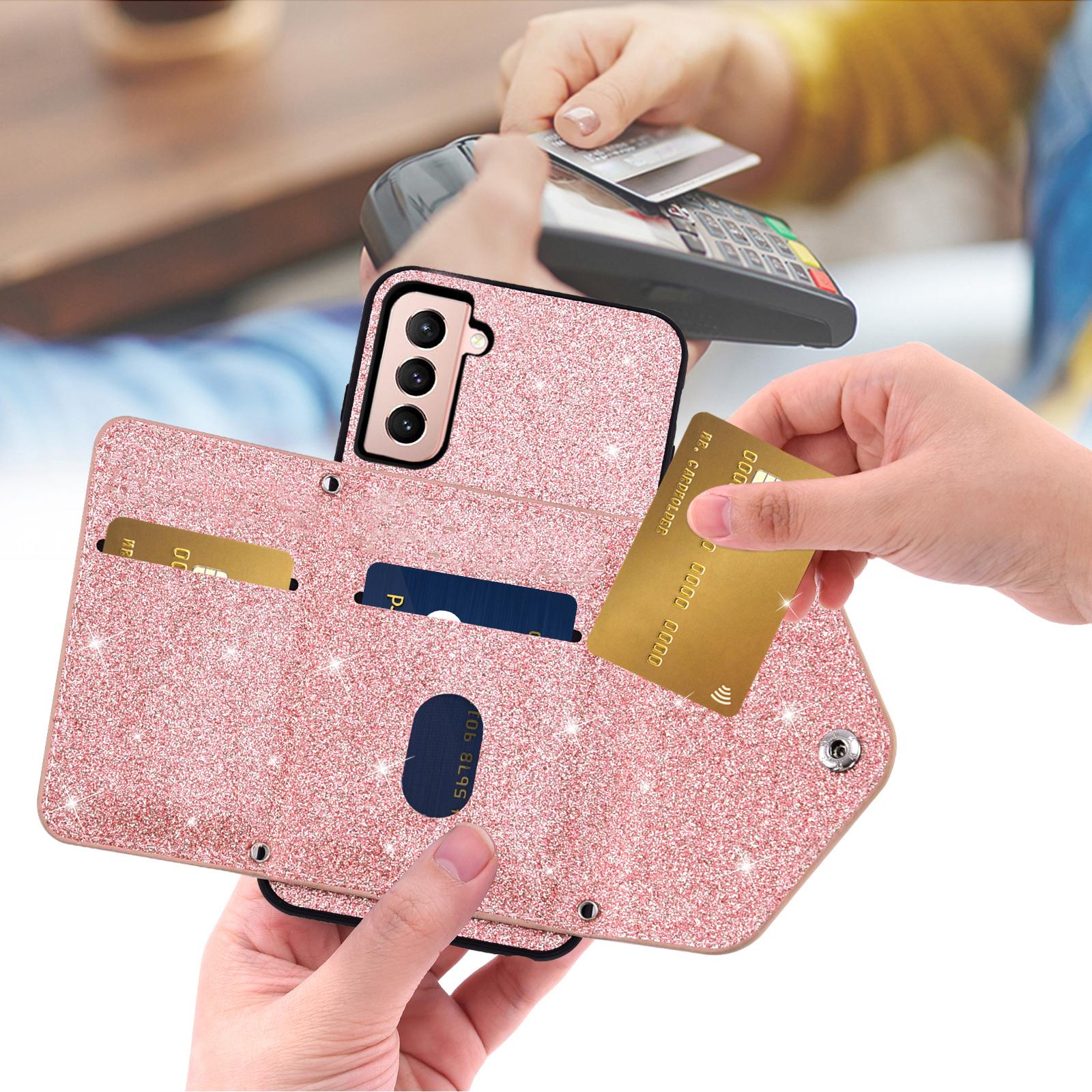 Glitter Phone Case for Samsung Galaxy S23 Kickstand Card Holder Leather Coated TPU Cover with Shoulder Strap Purple
Glitter Phone Case for Samsung Galaxy S23 Kickstand Card Holder Leather Coated TPU Cover with Shoulder Strap Purple