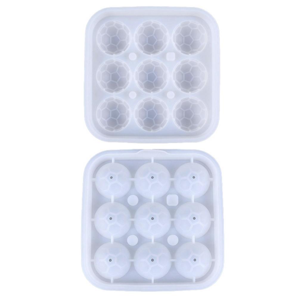 Football Shape Silicone Ice Grid Mold Whiskey Ice Beer Ice Hockey Frozen Ice Cube Mould білий
Football Shape Silicone Ice Grid Mold Whiskey Ice Beer Ice Hockey Frozen Ice Cube Mould білий