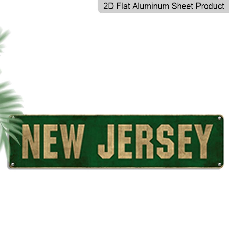 2D Flat, 1pc, NEW JERSEY Metal Sign, Aluminum Decorative Sign, Novelty Street Sign, Home Decor, Room Decor, Wall Decor, Restaurant Decor, Bar 40cm x 10cm
2D Flat, 1pc, NEW JERSEY Metal Sign, Aluminum Decorative Sign, Novelty Street Sign, Home Decor, Room Decor, Wall Decor, Restaurant Decor, Bar 40cm x 10cm