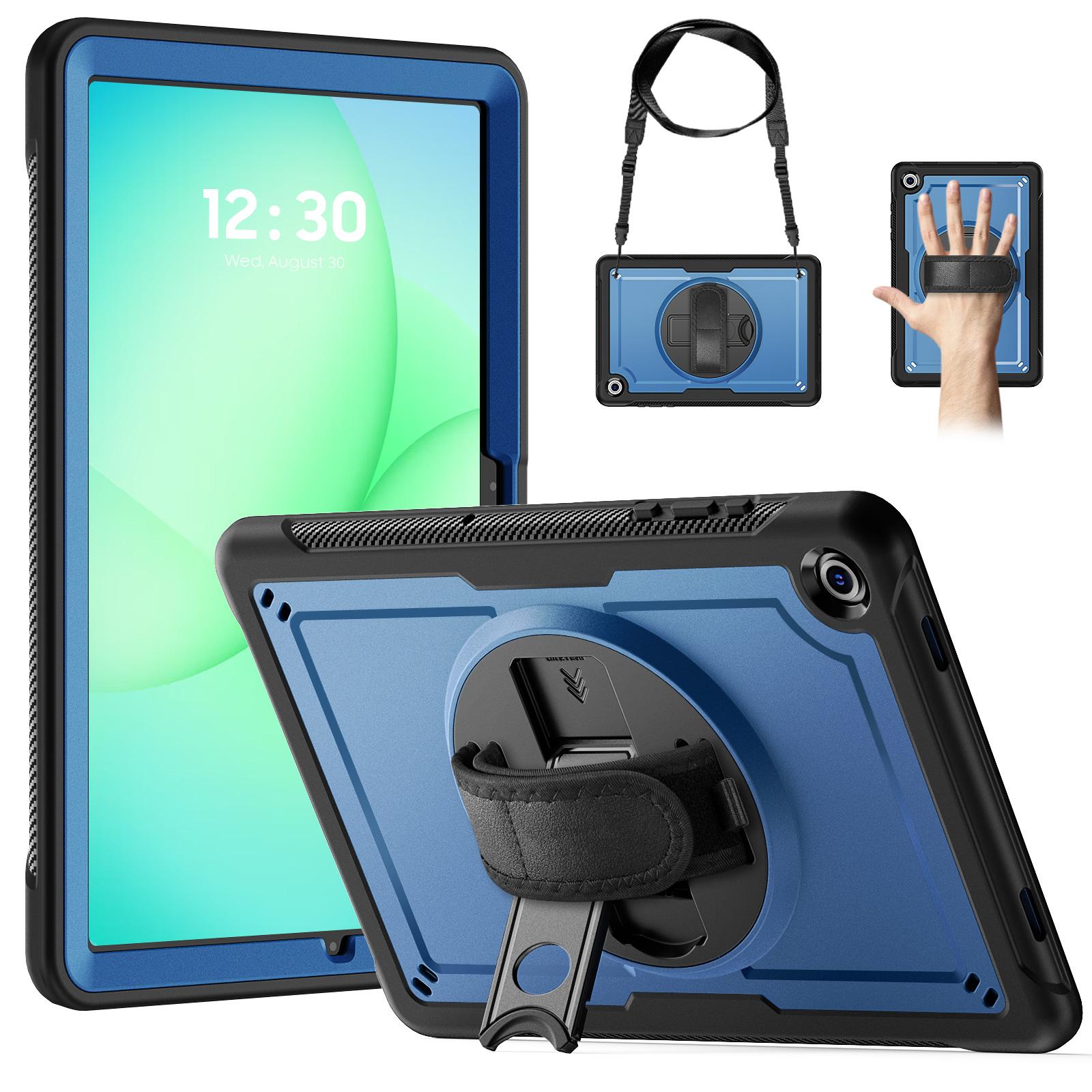 Чохол-підставка для Samsung Galaxy Tab A11+/A9+ з ручкою та ременем через плече, PC + TPE A
Чохол-підставка для Samsung Galaxy Tab A11+/A9+ з ручкою та ременем через плече, PC + TPE A