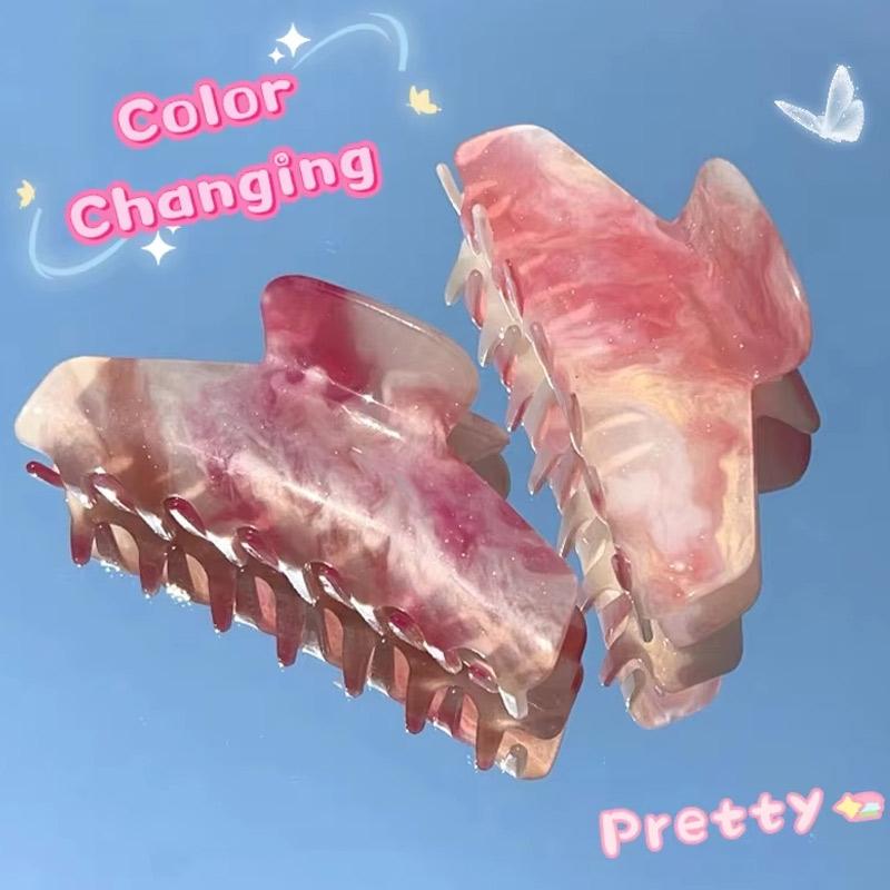 1pc Funny Hair Claw Clips Ultraviolet Color Changing Large Colorful Acrylic Shark Clip Sweet Elegant Women Hair Accessories Gift
1pc Funny Hair Claw Clips Ultraviolet Color Changing Large Colorful Acrylic Shark Clip Sweet Elegant Women Hair Accessories Gift