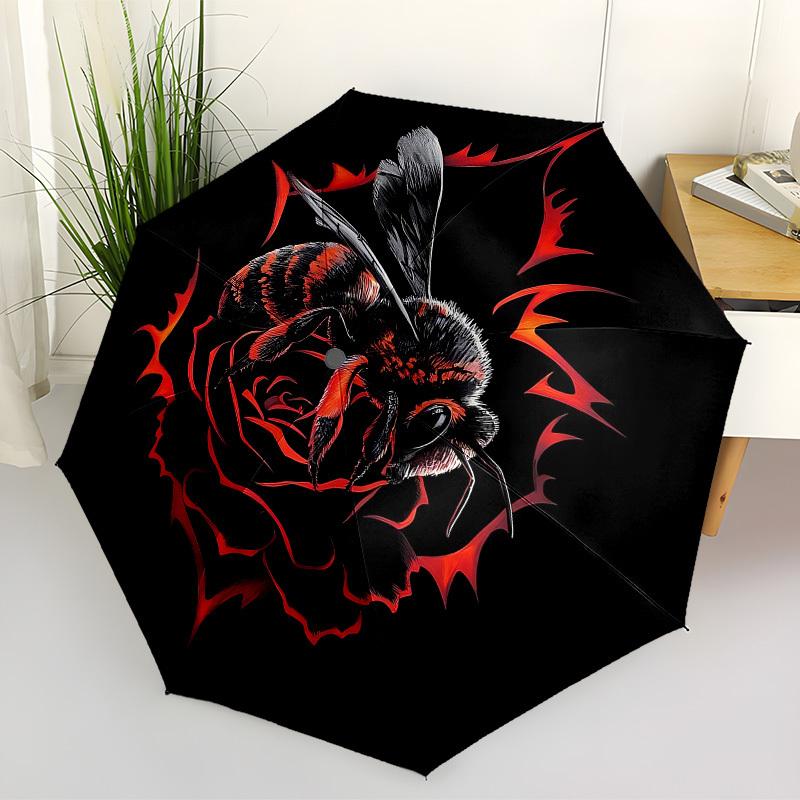 1PC Bee Rose Automatic Folding Umbrella - Compact 8-Rib Design, Durable Plastic & Iron, Lightweight for Outdoor Daily Use, Festive Gift100
1PC Bee Rose Automatic Folding Umbrella - Compact 8-Rib Design, Durable Plastic & Iron, Lightweight for Outdoor Daily Use, Festive Gift100