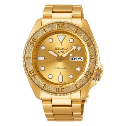Чоловічий годинник SEIKO Seiko SRPE74 Seiko 5 Sports, Золотистий, 42,5 мм, Нержавіюча сталь
Чоловічий годинник SEIKO Seiko SRPE74 Seiko 5 Sports, Золотистий, 42,5 мм, Нержавіюча сталь