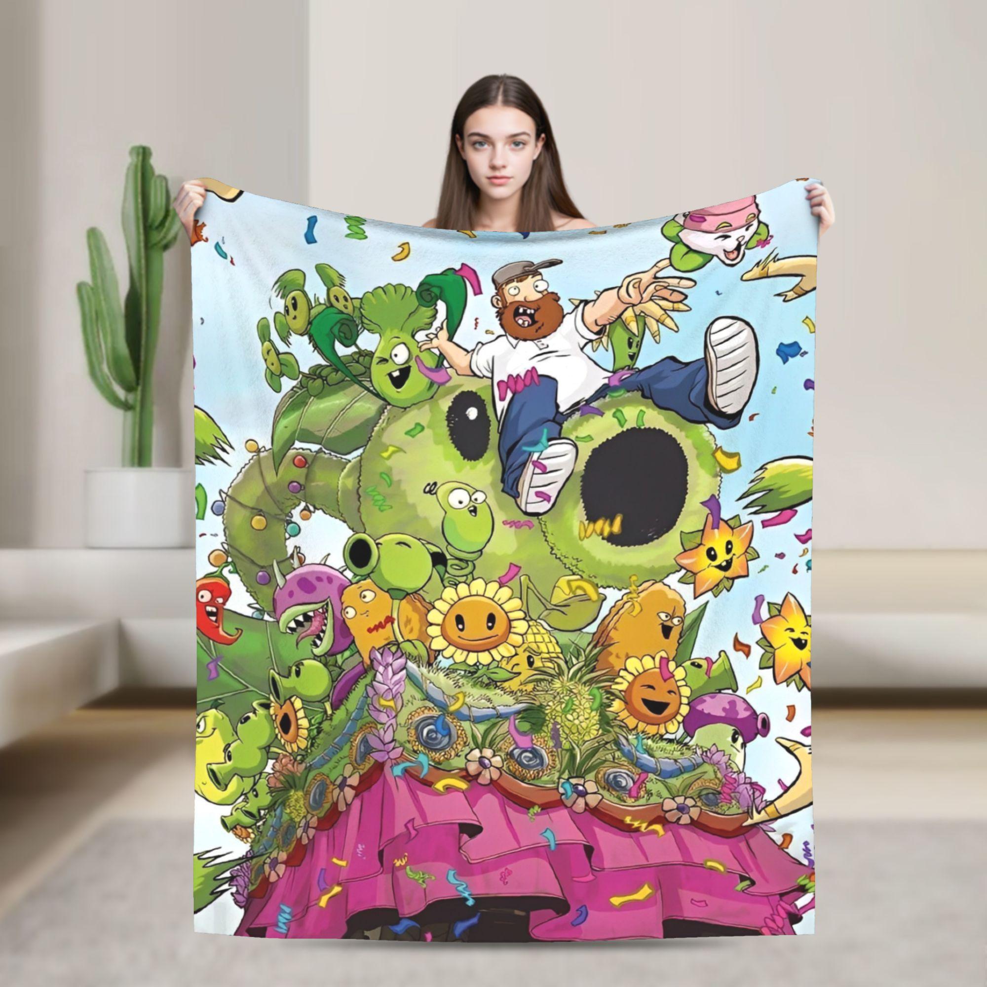 Game P-Plants-vs-Zombie Soft Warm Blankets Picnic Plush Throw Blanket Fluffy Couch Bed Flannel Bedspread Sofa Bed Cover 75x90cm
Game P-Plants-vs-Zombie Soft Warm Blankets Picnic Plush Throw Blanket Fluffy Couch Bed Flannel Bedspread Sofa Bed Cover 75x90cm