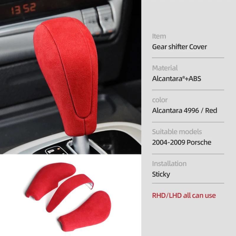 Betterhumz For Porsche Cayenne 2004-2009 Made of Alcantara Wrap Center Console Gear Shift Knob Trim Cover Car Interior Accessory 4996 red
Betterhumz For Porsche Cayenne 2004-2009 Made of Alcantara Wrap Center Console Gear Shift Knob Trim Cover Car Interior Accessory 4996 red