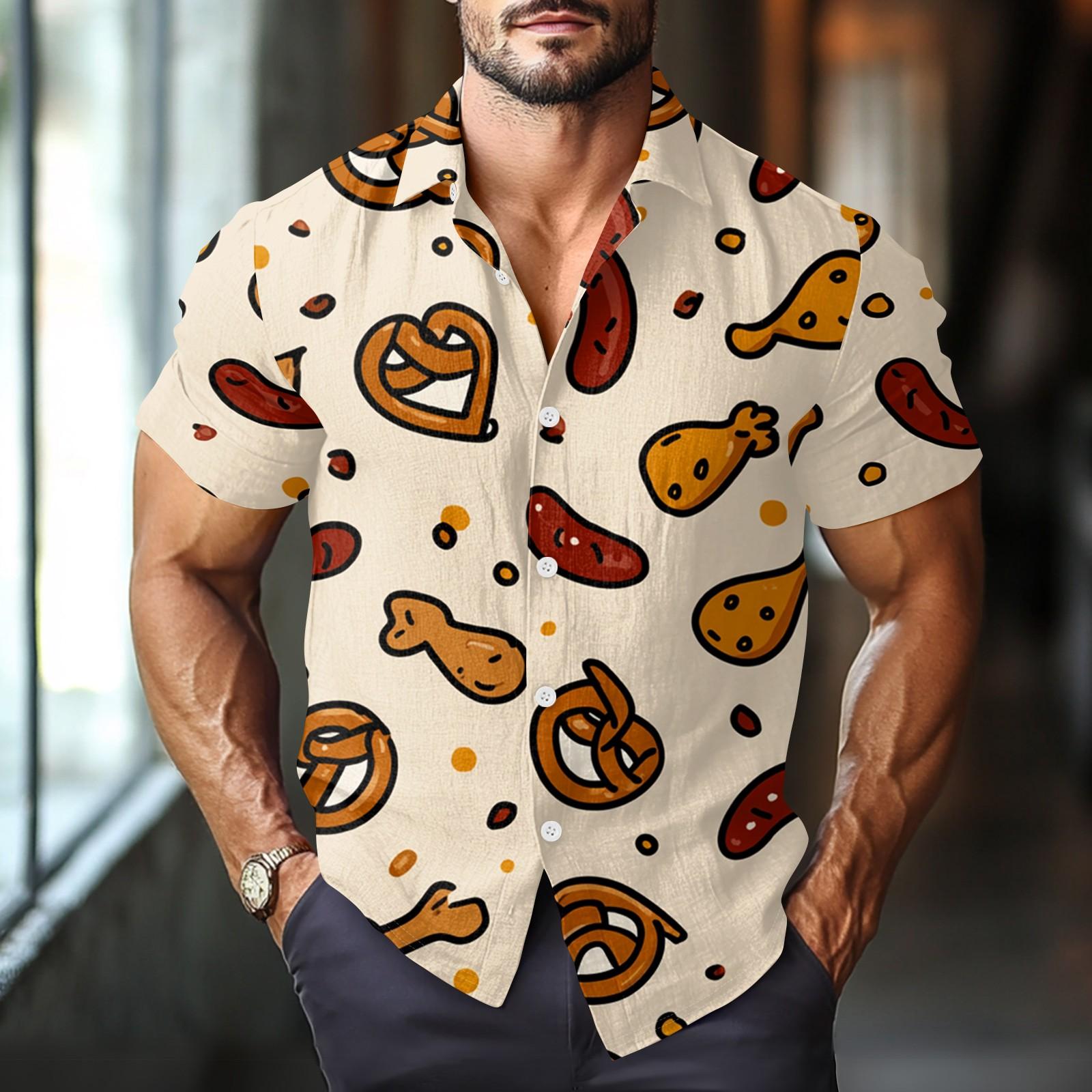 Чоловіча повсякденна сорочка з коротким рукавом з принтом до Дня Незалежності XXL шафрановий
Чоловіча повсякденна сорочка з коротким рукавом з принтом до Дня Незалежності XXL шафрановий