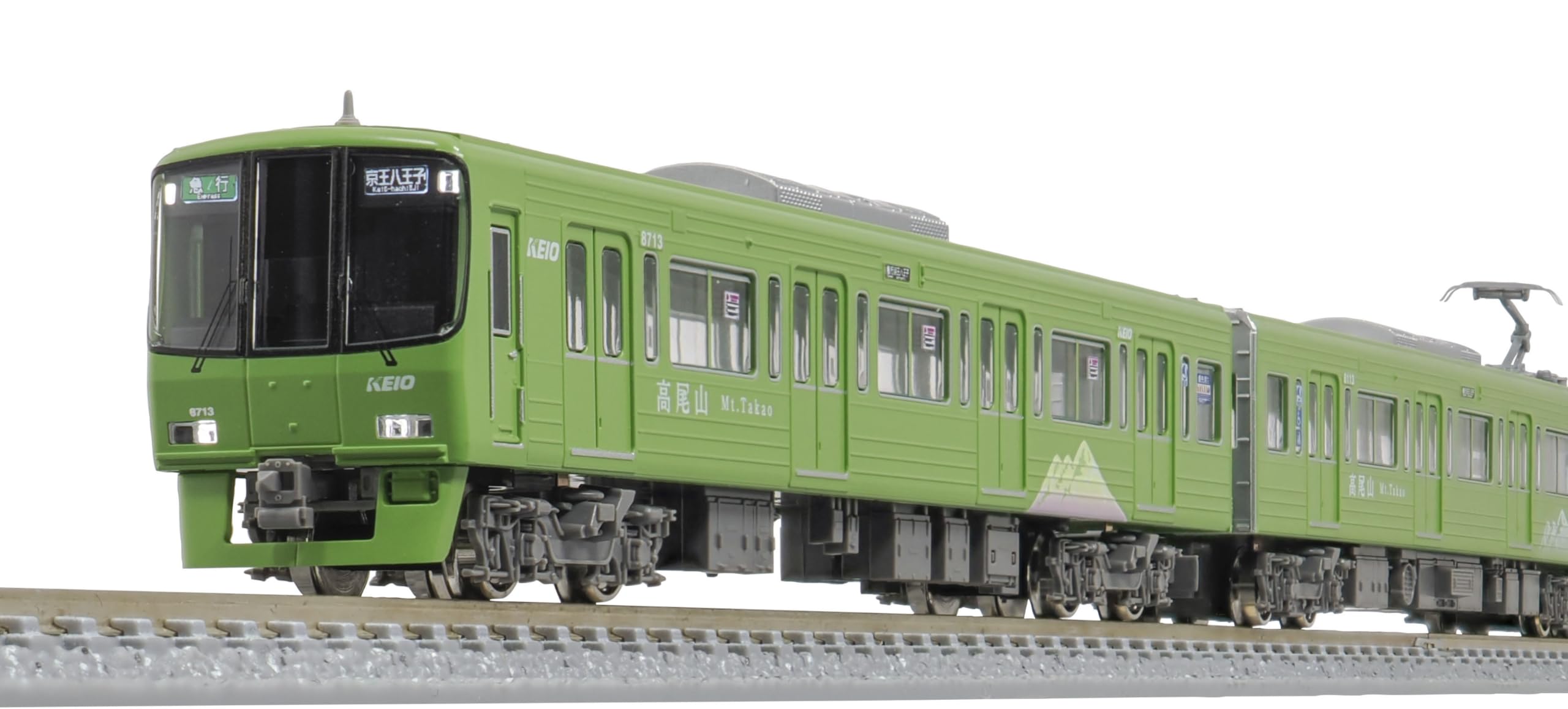 Greenmax N Gauge Keio 8000 Series Takaosan Train Identification Light Illuminated Basic Set with Power 50752 Модель поезда с 4 вагонами
Greenmax N Gauge Keio 8000 Series Takaosan Train Identification Light Illuminated Basic Set with Power 50752 Модель поезда с 4 вагонами