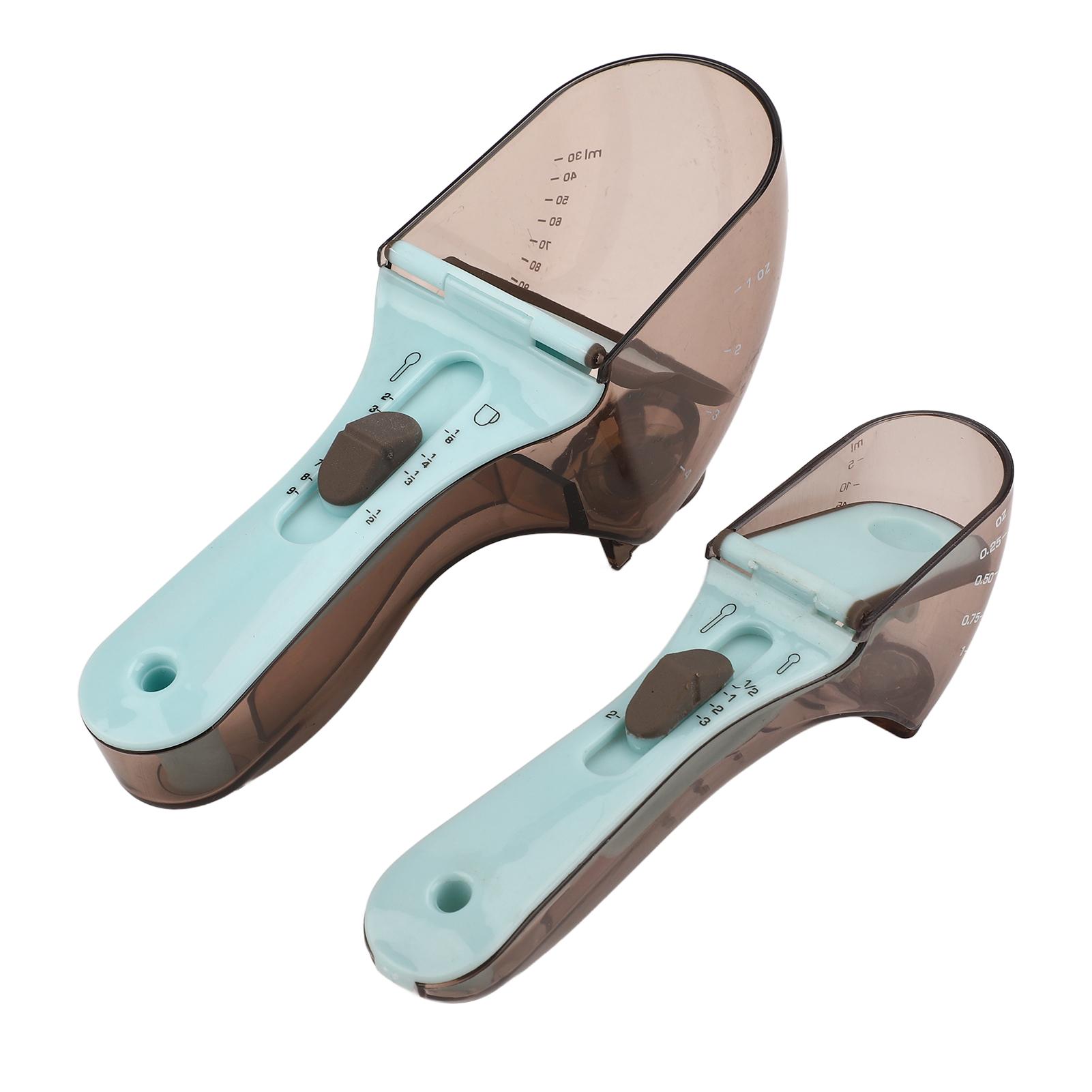 2 Pcs Mask Measuring Spoon Adjustable Design Mask Powder Measuring Spoon with Scale for Mask Baking Kitchen Coffee
2 Pcs Mask Measuring Spoon Adjustable Design Mask Powder Measuring Spoon with Scale for Mask Baking Kitchen Coffee