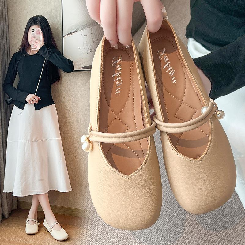 Mary Jane shoes women s thick heel single shoes French gentle matching skirt shallow mouth soft sole Doudou shoes not tired feet soft sole ladyshoes 35 чёрный
Mary Jane shoes women s thick heel single shoes French gentle matching skirt shallow mouth soft sole Doudou shoes not tired feet soft sole ladyshoes 35 чёрный
