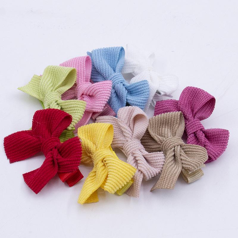 Solid Color Vertical Stripe Bow Hair Clip for Children - 20 Colors
Solid Color Vertical Stripe Bow Hair Clip for Children - 20 Colors