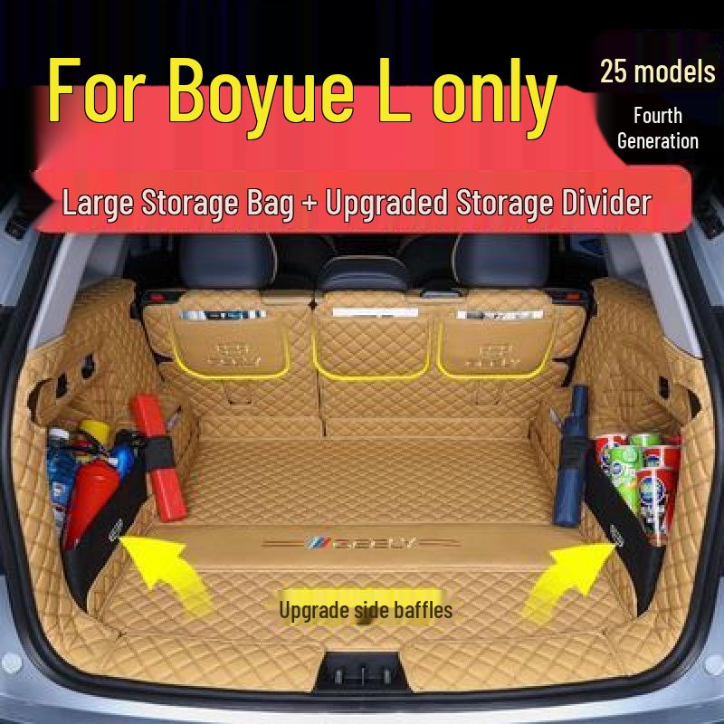 Fourth Generation Boyue L Trunk & Bumper Mat for 25 Models, Boyue Trunk Mat for 24 Models, Car Interior Trim Accessories See Details
Fourth Generation Boyue L Trunk & Bumper Mat for 25 Models, Boyue Trunk Mat for 24 Models, Car Interior Trim Accessories See Details