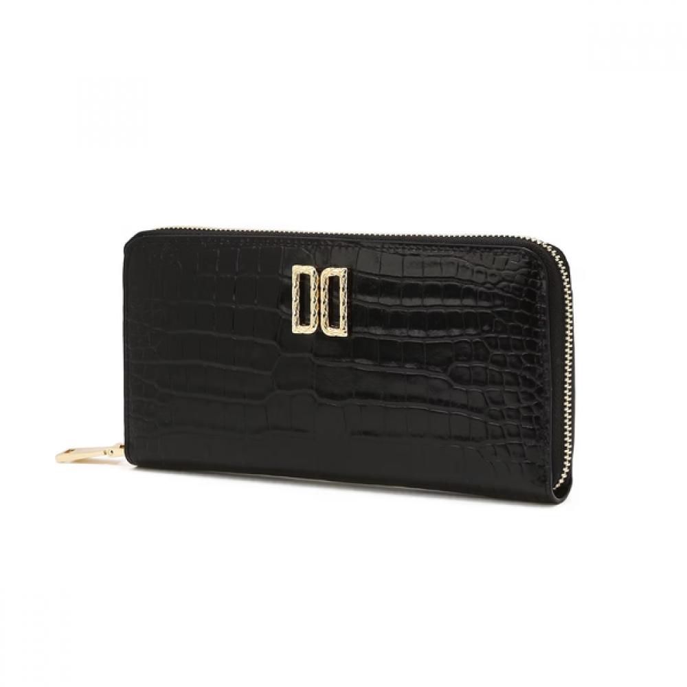 Daks Black Dd Logo Leather Zip Wallet Single option
Daks Black Dd Logo Leather Zip Wallet Single option
