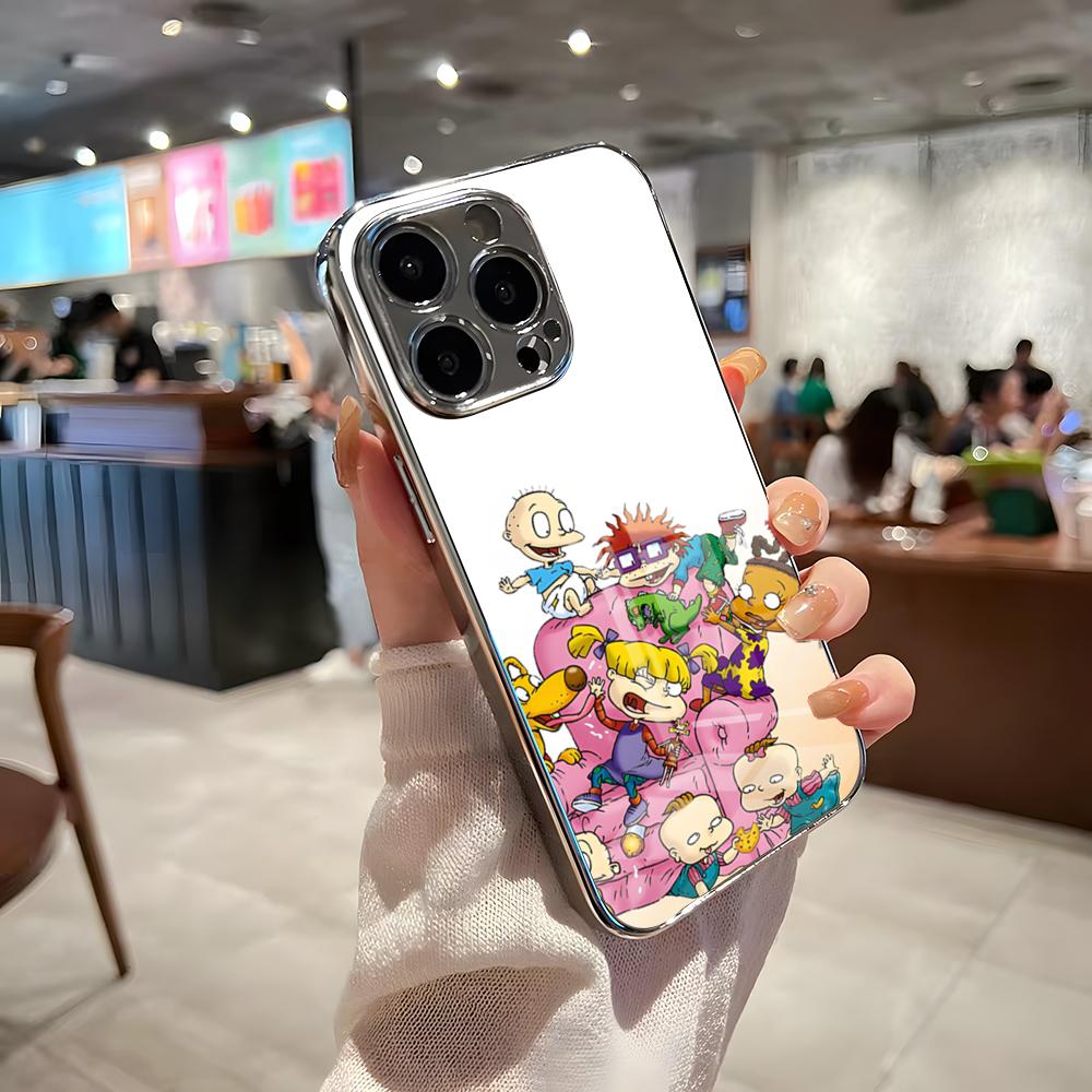 Cartoon R-Rugrats Phone Case For IPhone 17 Pro Max 15 Pro 16 14 Plus 12 13 Mini 11 Pro Shockproof Electroplated Glass Cover iPhone 14 Pro
Cartoon R-Rugrats Phone Case For IPhone 17 Pro Max 15 Pro 16 14 Plus 12 13 Mini 11 Pro Shockproof Electroplated Glass Cover iPhone 14 Pro