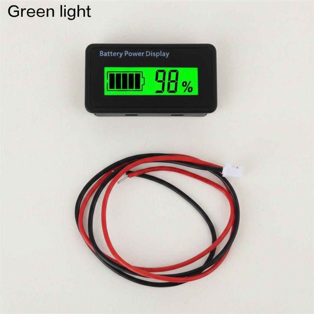 12V 24V 48V Car Motorcycle Digital LCD Battery Capacity Monitor Voltmeter Lead-acid Lithium Battery Tester зелений
12V 24V 48V Car Motorcycle Digital LCD Battery Capacity Monitor Voltmeter Lead-acid Lithium Battery Tester зелений