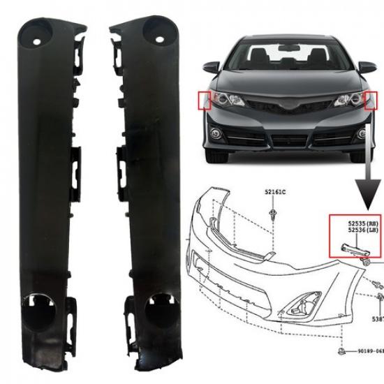 2012-2014 Toyota Camry Автомобільний кронштейн переднього бампера лівий та правий | Пара | Чорний | Пластик | Передній
2012-2014 Toyota Camry Автомобільний кронштейн переднього бампера лівий та правий | Пара | Чорний | Пластик | Передній