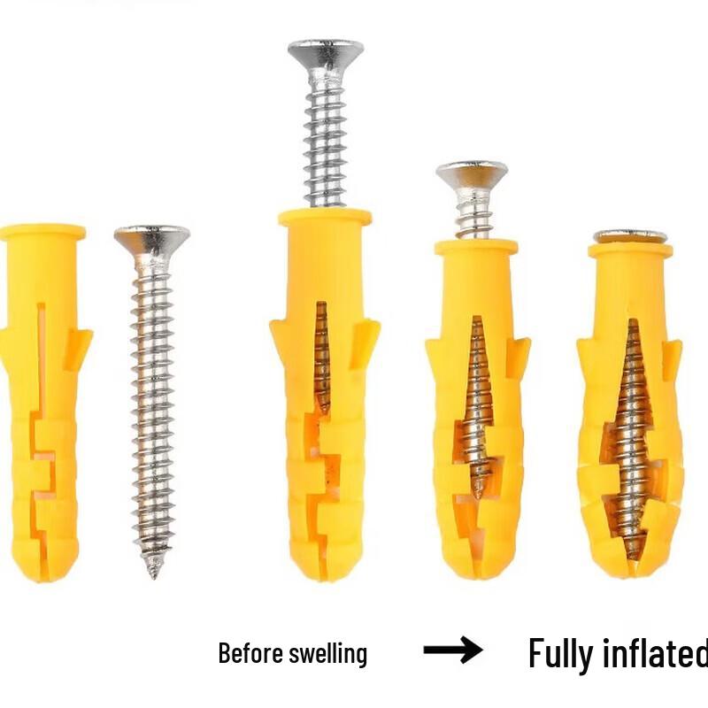 Saiso Plastic Expansion Plug & Screw Set
Saiso Plastic Expansion Plug & Screw Set