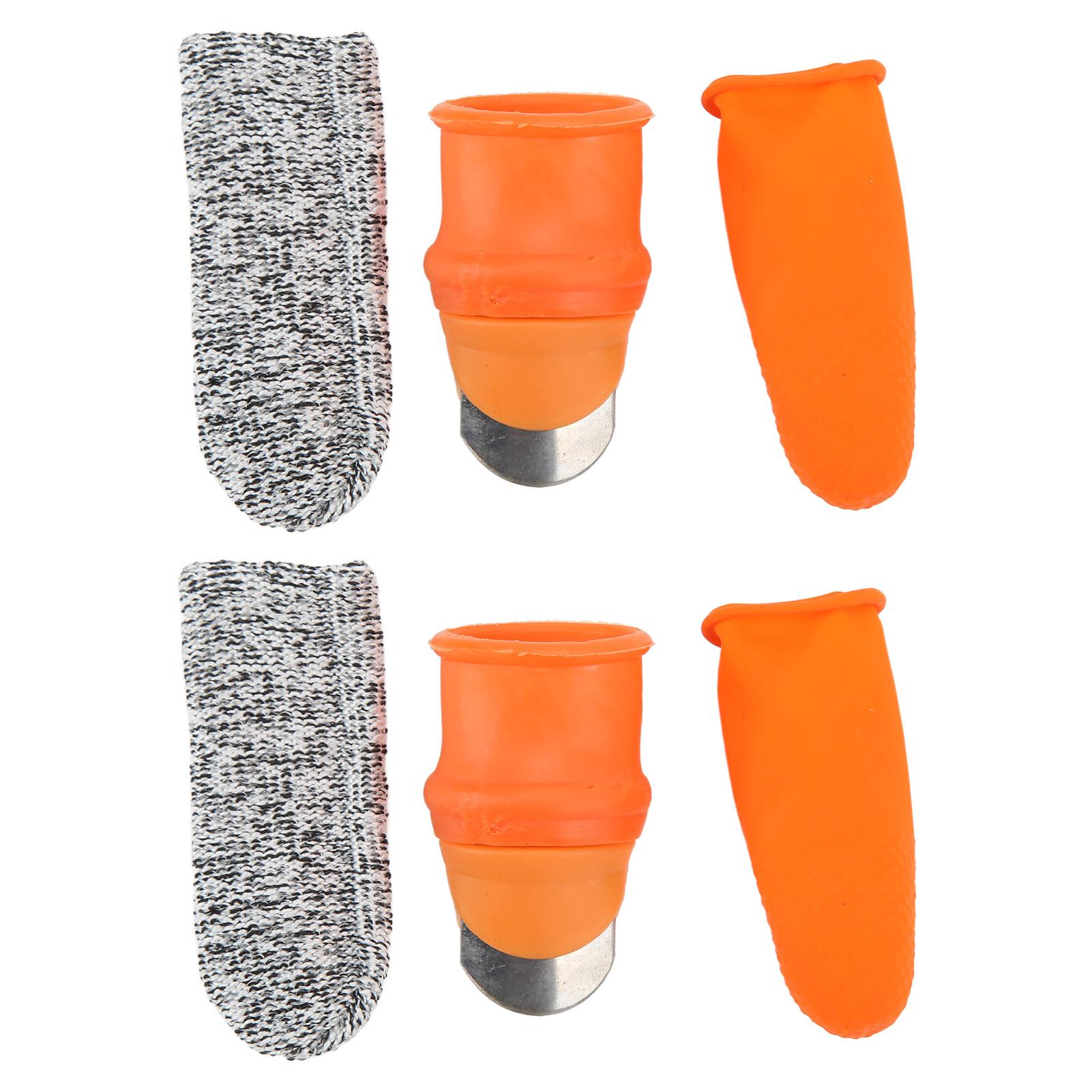 Thumb Knife Lightweight Vegetable Picking Knife Tool with Nylon Rubber Finger Protectors
Thumb Knife Lightweight Vegetable Picking Knife Tool with Nylon Rubber Finger Protectors