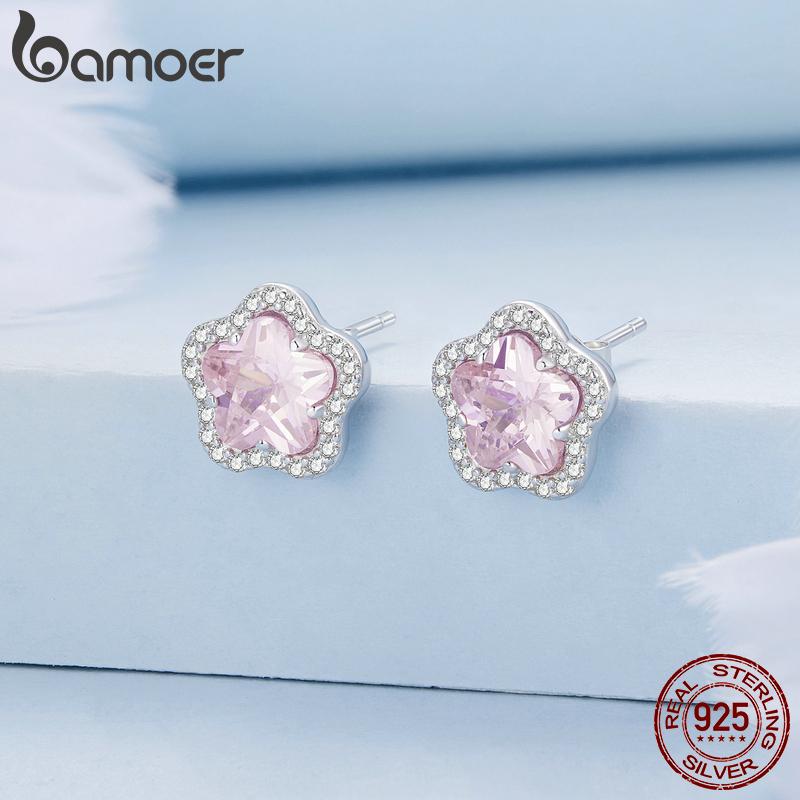 BAMOER стерлингового серебра 925 пробы милые маленькие серьги-гвоздики с цветком розовые серьги вишни для женщин ювелирные изделия на день рождения подарок 925 silver
BAMOER стерлингового серебра 925 пробы милые маленькие серьги-гвоздики с цветком розовые серьги вишни для женщин ювелирные изделия на день рождения подарок 925 silver