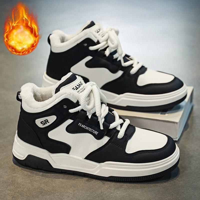 Зимові чоловічі черевики Протиковзкі Плюшевий вельвет Товста підошва Лижні черевики Змішаний колір Спортивне та повсякденне чоловіче взуття Високі плоскі черевики 40 чорний
Зимові чоловічі черевики Протиковзкі Плюшевий вельвет Товста підошва Лижні черевики Змішаний колір Спортивне та повсякденне чоловіче взуття Високі плоскі черевики 40 чорний