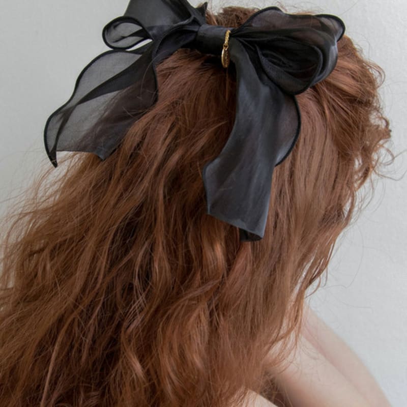 MERRYMOTIVE Черная органзовая лента с оборками заколка для волос Free
MERRYMOTIVE Черная органзовая лента с оборками заколка для волос Free