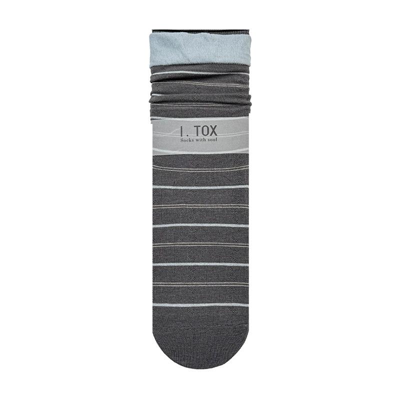 Women s Fashionable Mid-Calf Socks - Thin Cotton, Breathable, Striped, Versatile with Double Ribbed Cuffs for Spring & Summer One Size серый
Women s Fashionable Mid-Calf Socks - Thin Cotton, Breathable, Striped, Versatile with Double Ribbed Cuffs for Spring & Summer One Size серый