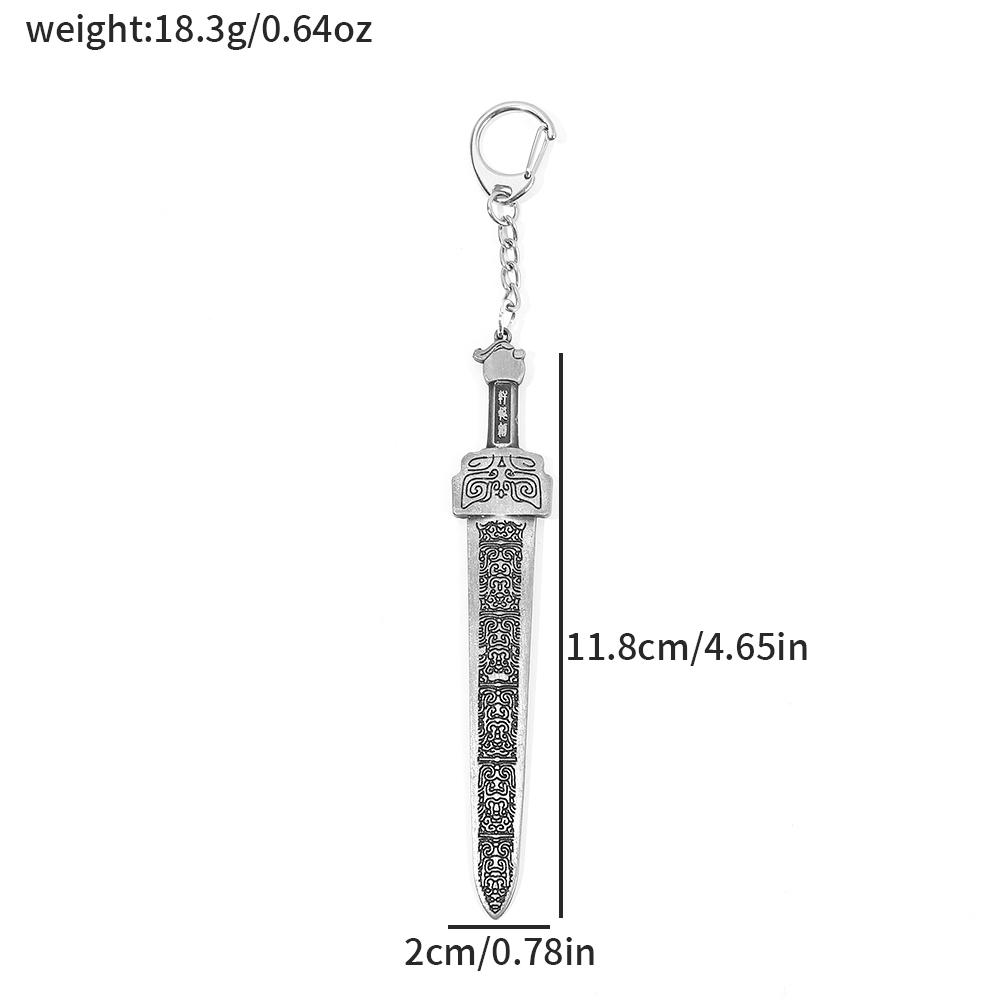 11.8cm Dark Moon Greatswor Elden s Keychain Pendant Bloodhound s Fang Cosplay Keyring Men Women Backpack Jewelry
11.8cm Dark Moon Greatswor Elden s Keychain Pendant Bloodhound s Fang Cosplay Keyring Men Women Backpack Jewelry