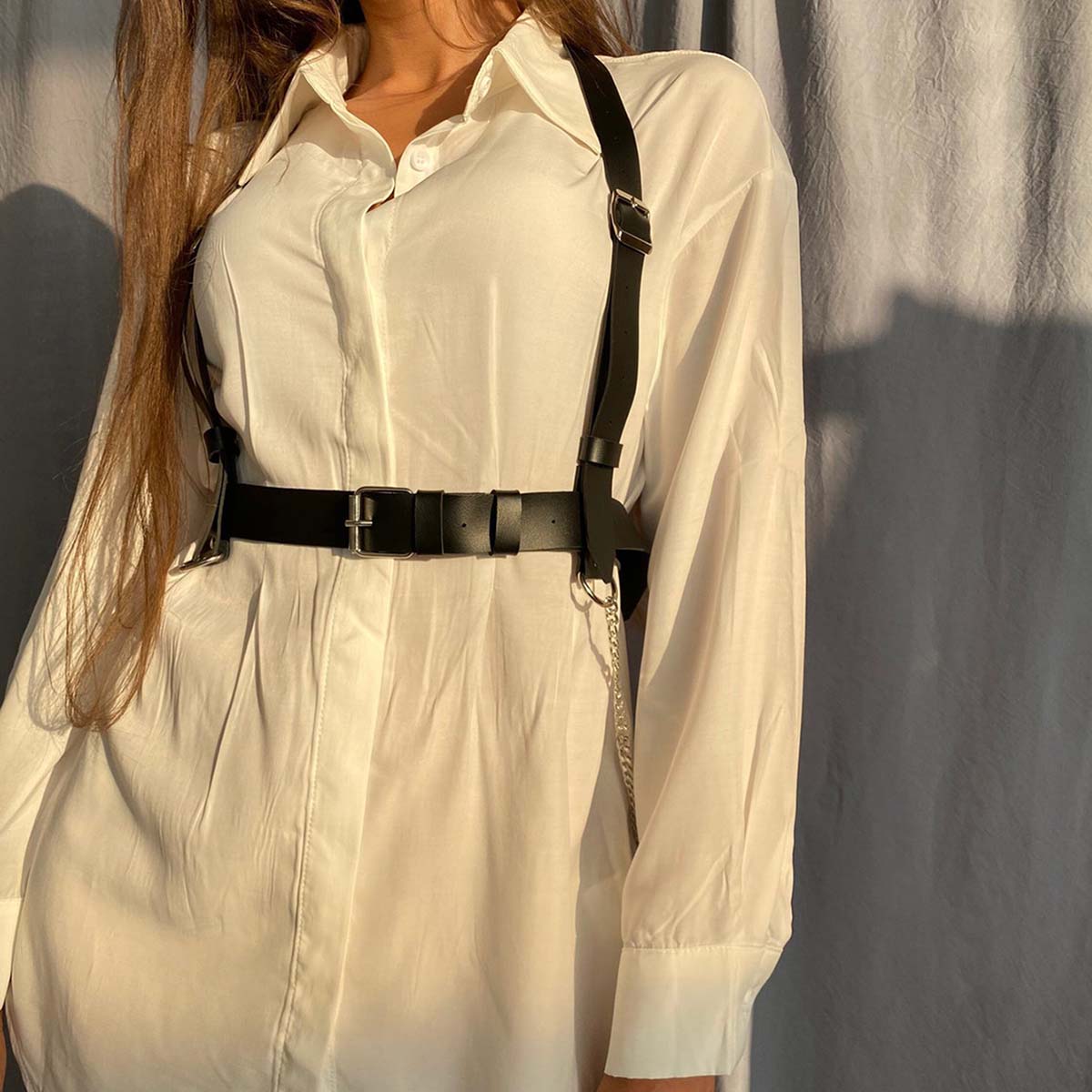 Women S Fashion Belt Street Style Punk Belt Chain Decorative Strap Tight Corset Strap Gothic Clothing Accessories
Women S Fashion Belt Street Style Punk Belt Chain Decorative Strap Tight Corset Strap Gothic Clothing Accessories