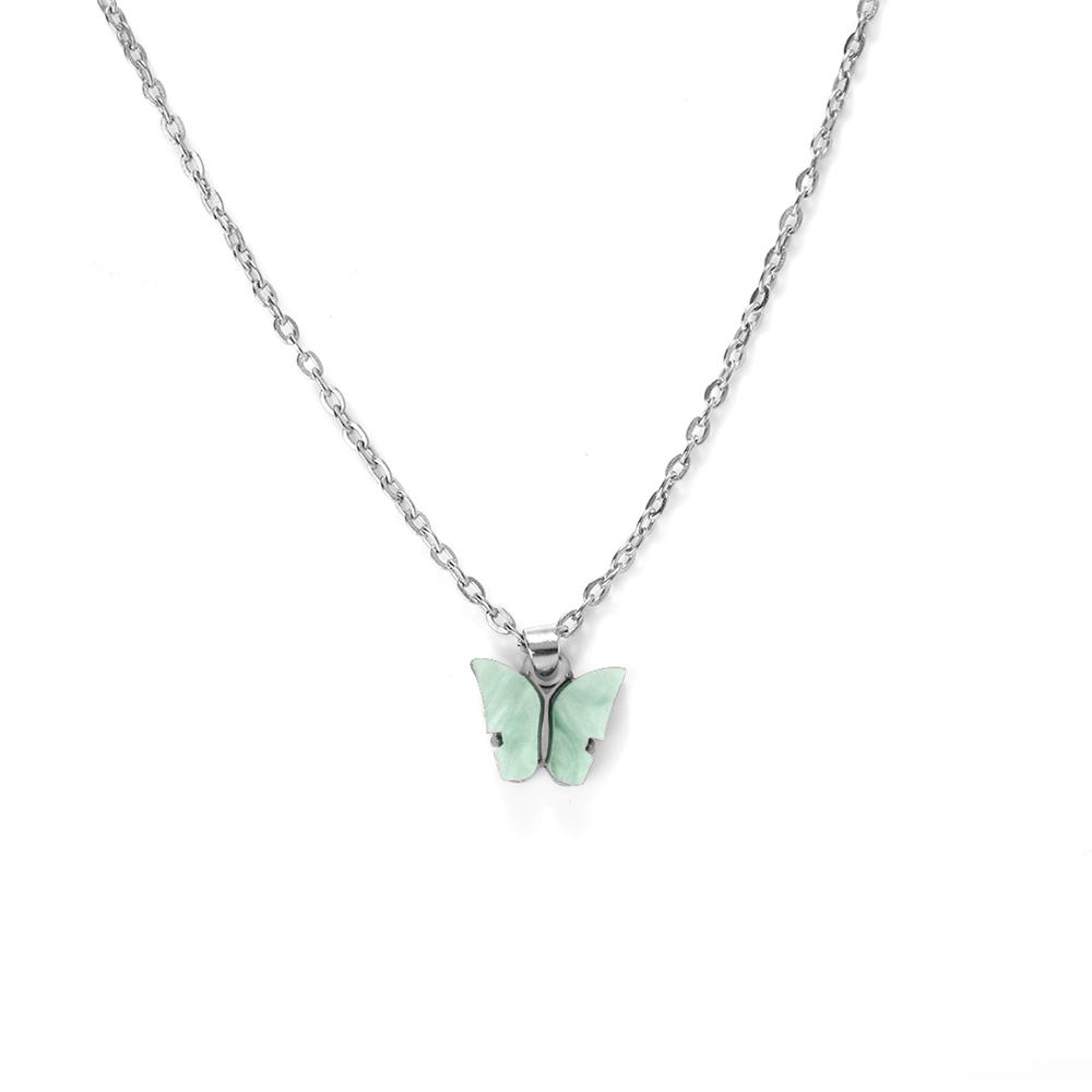16 Styles Acrylic Butterfly Pendant Necklaces Cartoon Cute Insect Alloy Chain with Lobster Clasp Fashion Jewelry Gifts for Women
16 Styles Acrylic Butterfly Pendant Necklaces Cartoon Cute Insect Alloy Chain with Lobster Clasp Fashion Jewelry Gifts for Women